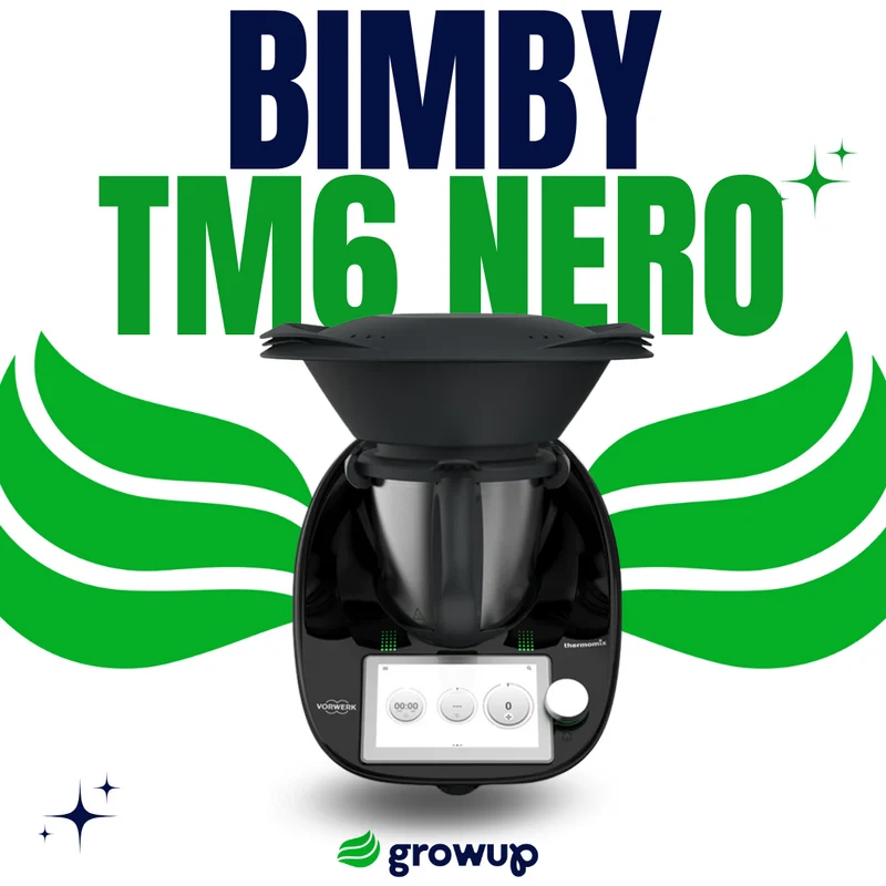 Bimby TM6 NERO Sparkling Limited Edition Robot Cucina (Rigenerato)